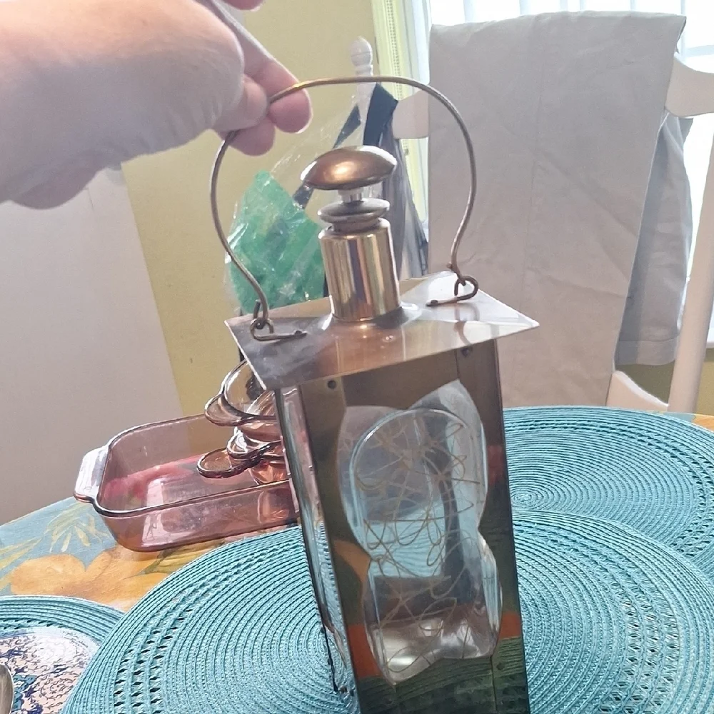 Mid-Century Lantern Decantor Bar Accessory